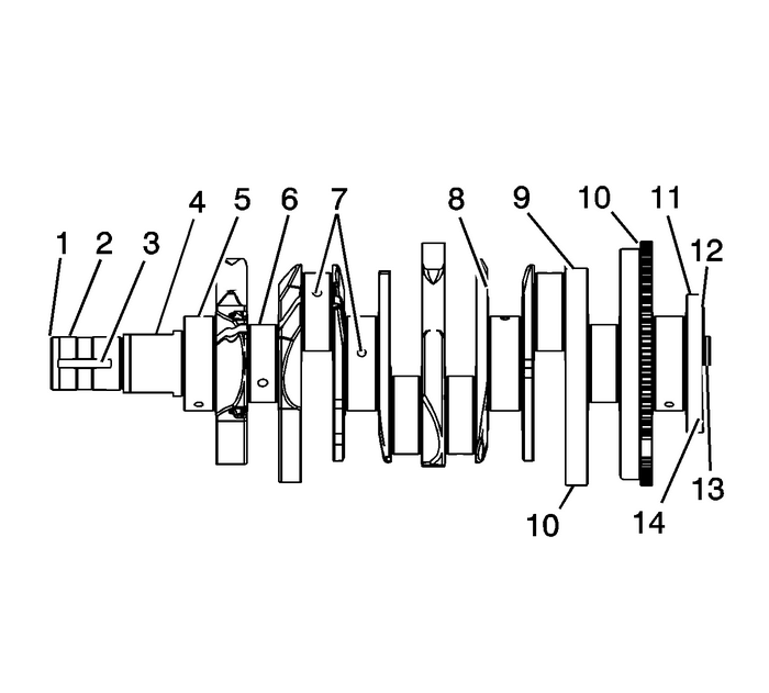 Crankshaft and Bearing Cleaning and Inspection Engine Block Cylinder Block Crankshaft