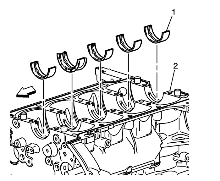 Crankshaft and Bearing Removal Engine Block Cylinder Block Crankshaft