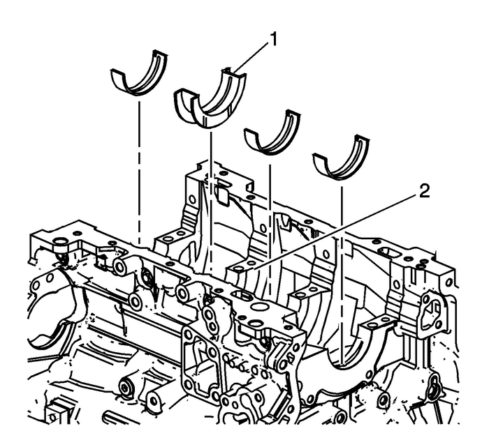 Crankshaft and Bearing Removal Engine Block Cylinder Block Crankshaft