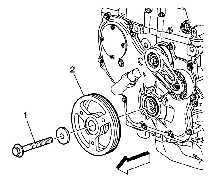 Crankshaft Balancer Removal Engine Block Cylinder Block Crankshaft