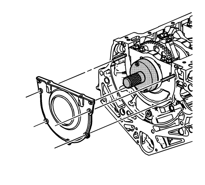 Crankshaft Rear Oil Seal and Housing Installation Engine Block Seals and Gaskets 