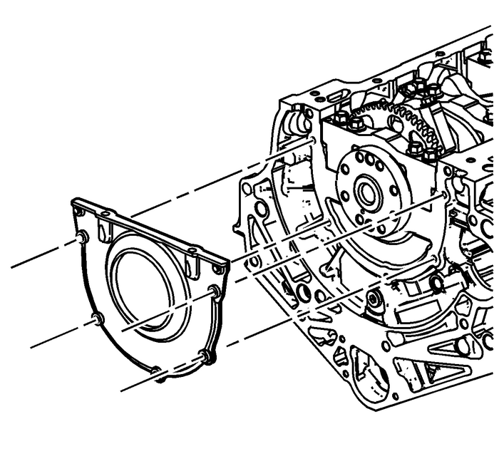 Crankshaft Rear Oil Seal and Housing Removal Engine Block Seals and Gaskets 