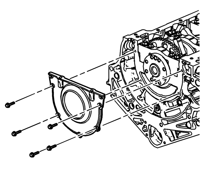 Crankshaft Rear Oil Seal and Housing Replacement Engine Block Seals and Gaskets 