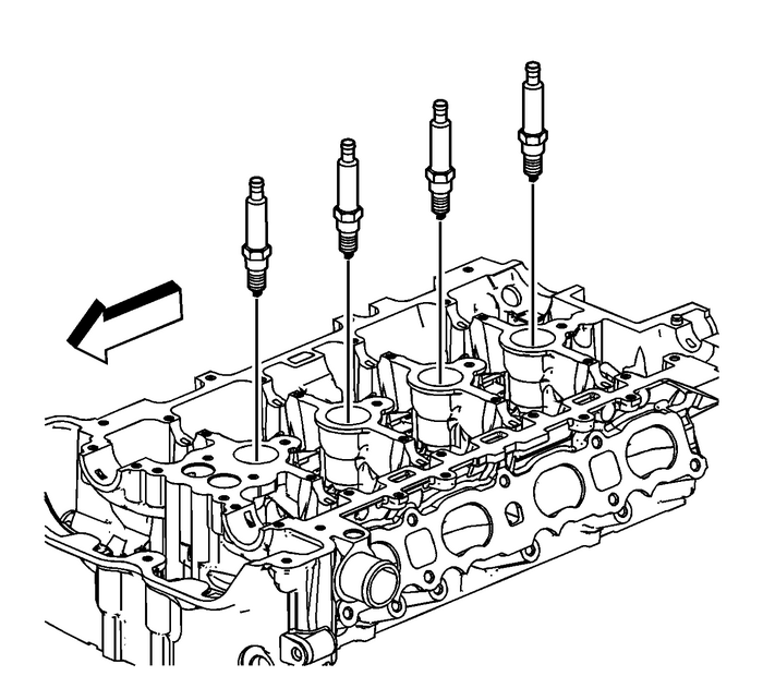 Cylinder Head Cleaning and Inspection (LAF, LEA, or LUK) Engine Block Cylinder Head 
