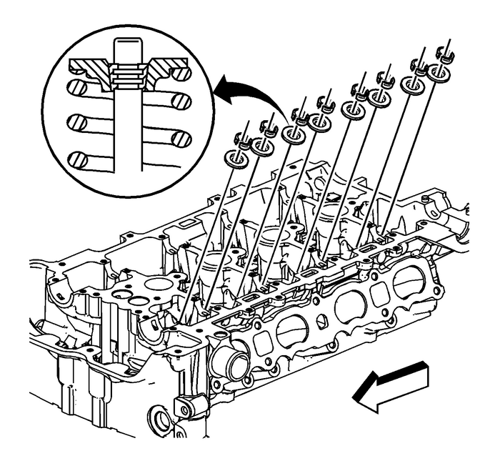 Cylinder Head Disassemble (LAF, LEA, or LUK) Engine Block Cylinder Head 