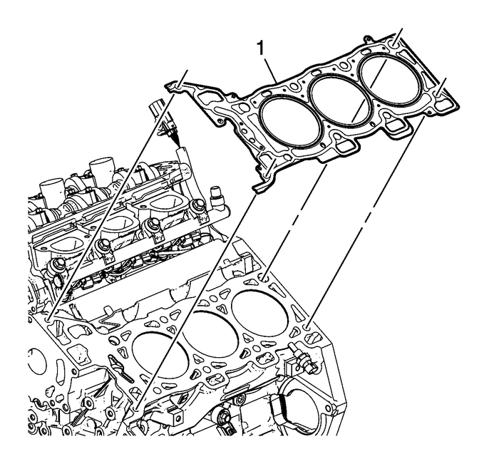 Cylinder Head Installation - Left Side Engine Block Cylinder Head 