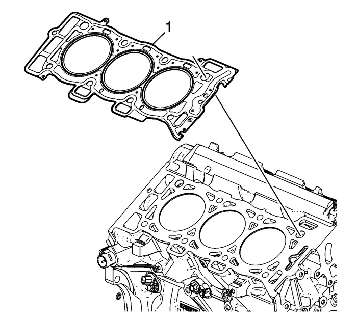 Cylinder Head Installation - Right Side Engine Block Cylinder Head 