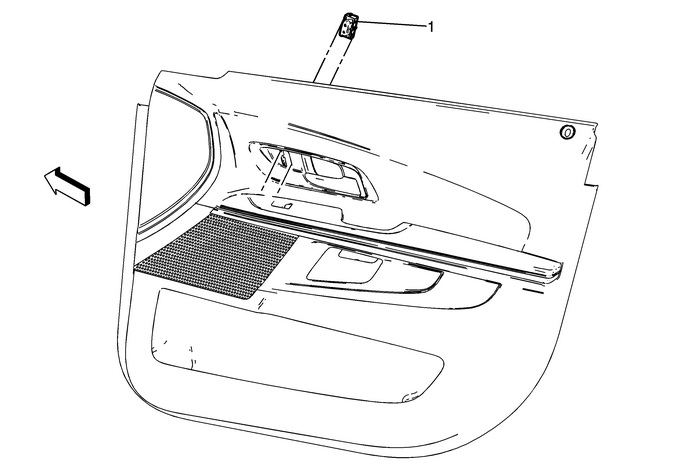 Door Lock Switch Replacement - Passenger Front Locks  