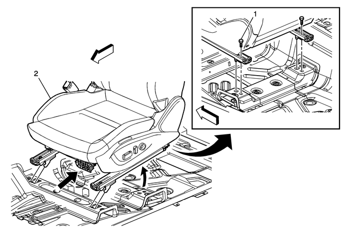 Driver or Passenger Seat Removal and Installation Seats  