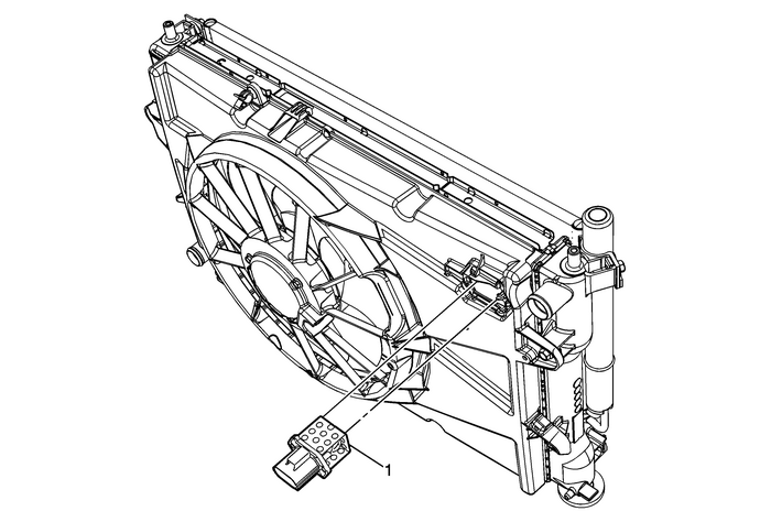 Engine Coolant Fan Resistor Replacement Engine Cooling  