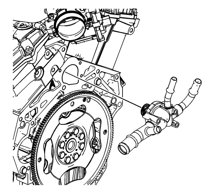 Engine Coolant Thermostat Housing Installation Engine Cooling Thermostat 