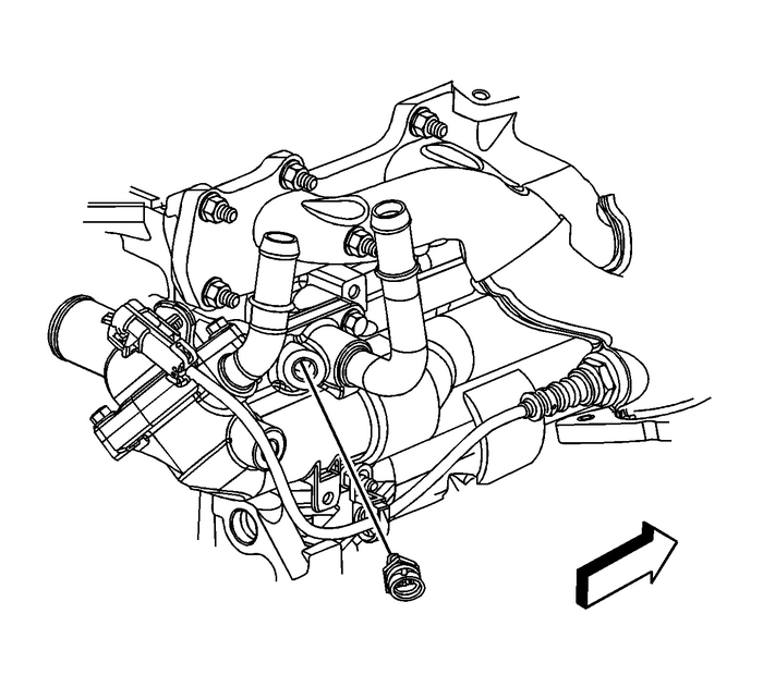 Engine Coolant Thermostat Housing Replacement (LEA) Engine Cooling Thermostat 