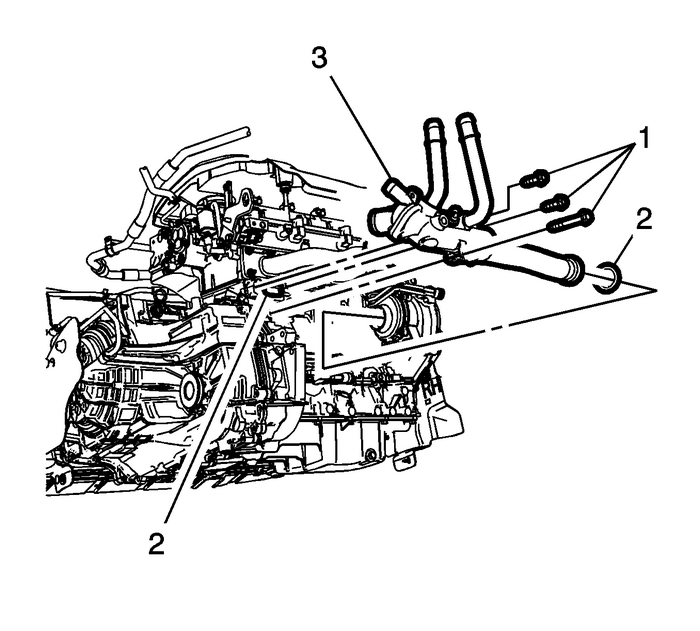 Engine Coolant Thermostat Housing Replacement (LEA) Engine Cooling Thermostat 