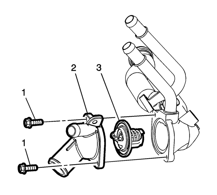 Engine Coolant Thermostat Housing Replacement (LEA) Engine Cooling Thermostat 