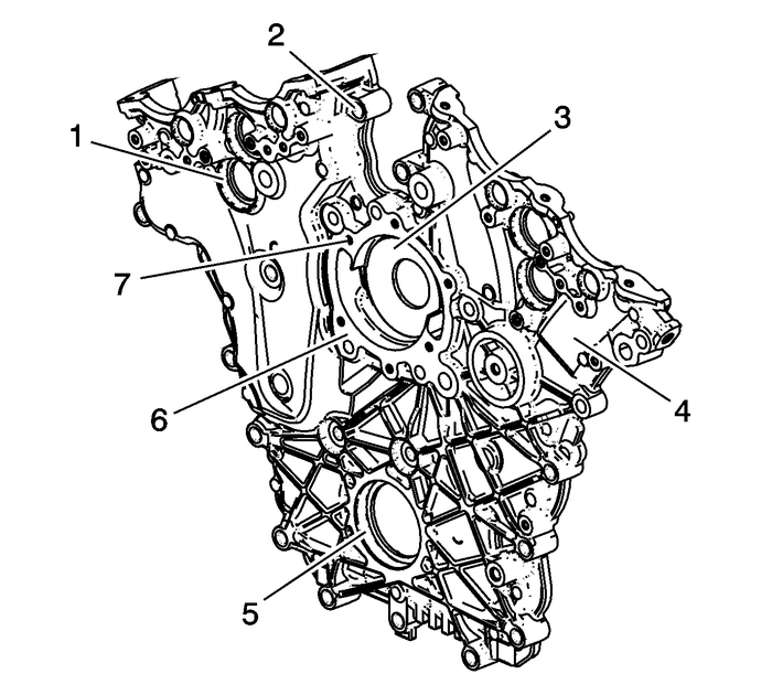 Engine Front Cover Cleaning and Inspection Engine Block Cylinder Block Cyl Block Front Cover