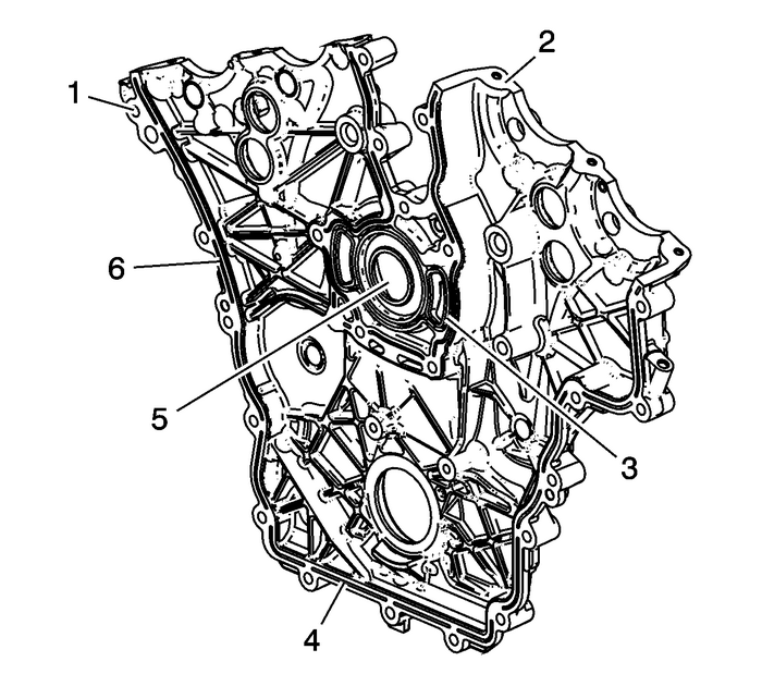 Engine Front Cover Cleaning and Inspection Engine Block Cylinder Block Cyl Block Front Cover