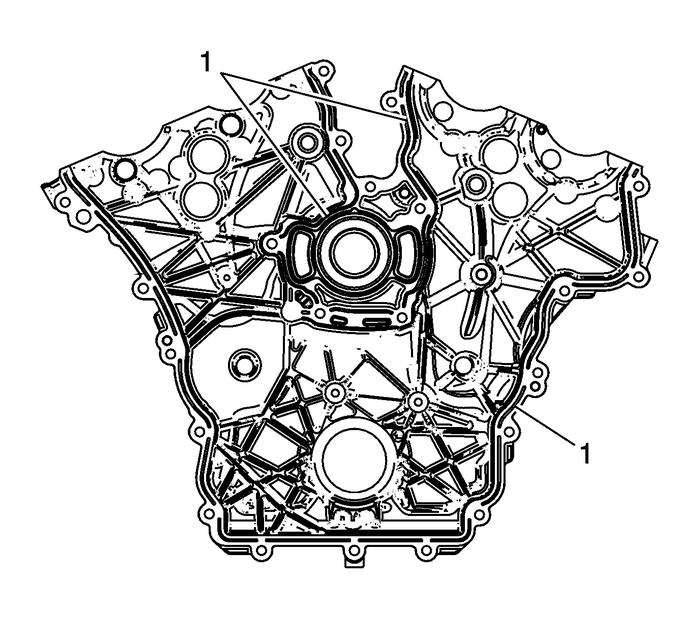 Engine Front Cover Cleaning and Inspection Engine Block Cylinder Block Cyl Block Front Cover