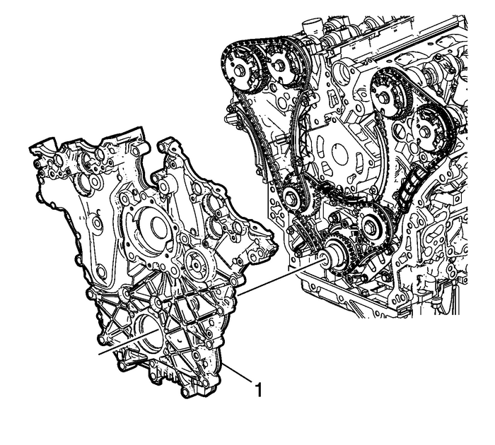 Engine Front Cover Installation Engine Block Cylinder Block Cyl Block Front Cover