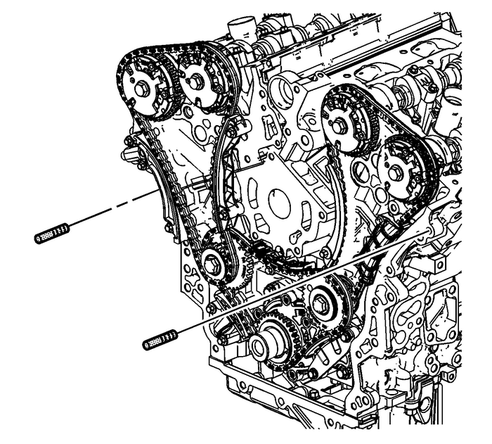 Engine Front Cover Installation Engine Block Cylinder Block Cyl Block Front Cover