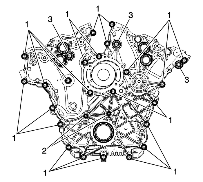 Engine Front Cover Removal Engine Block Cylinder Block Cyl Block Front Cover