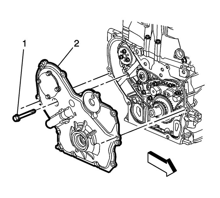 Engine Front Cover Replacement Engine Block Cylinder Block Cyl Block Front Cover