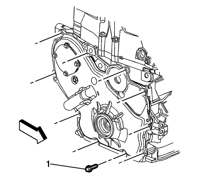 Engine Front Cover Replacement Engine Block Cylinder Block Cyl Block Front Cover