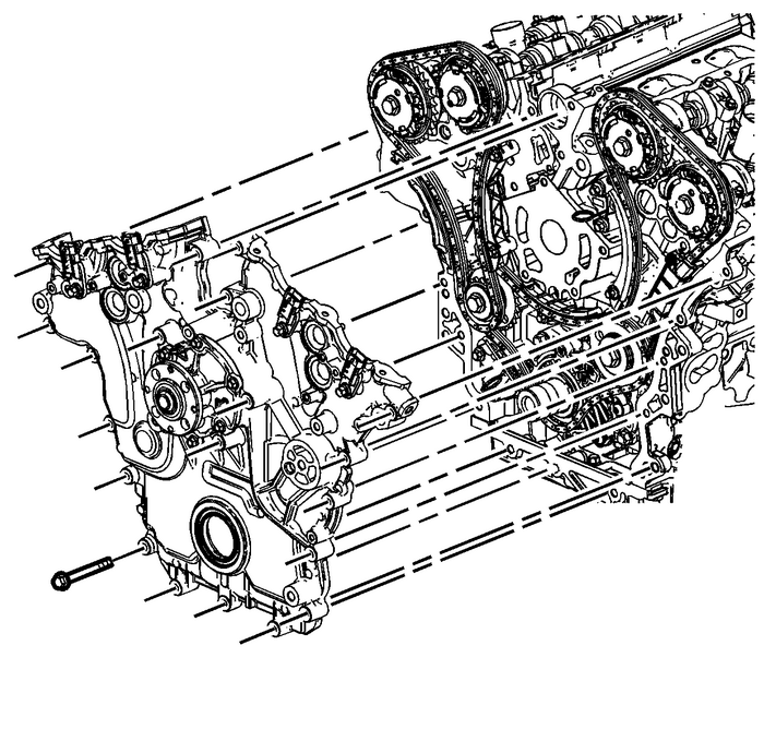 Engine Front Cover Replacement Engine Block Cylinder Block Cyl Block Front Cover