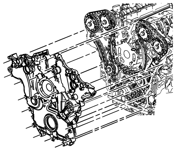 Engine Front Cover Replacement Engine Block Cylinder Block Cyl Block Front Cover