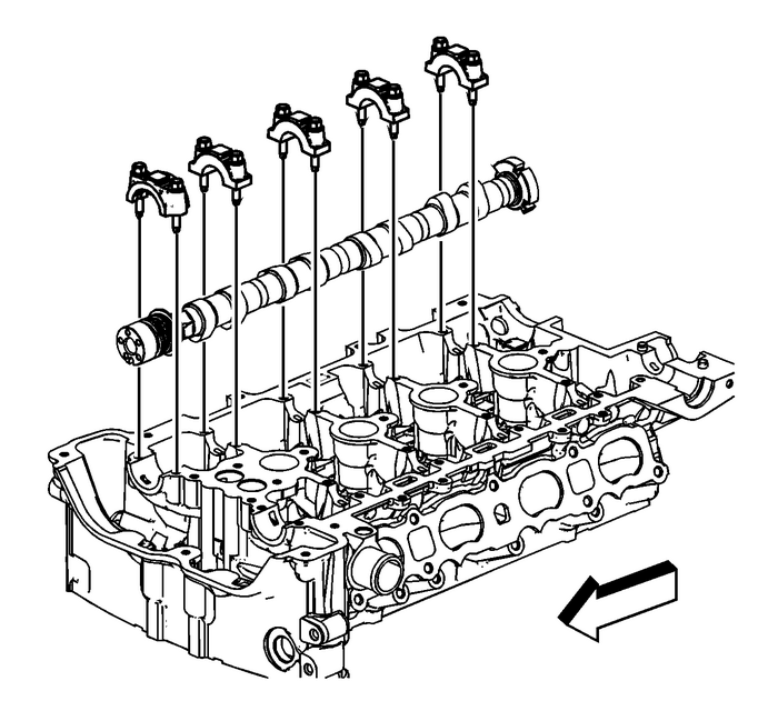 Exhaust Camshaft and Valve Lifter Replacement Valvetrain Camshaft 