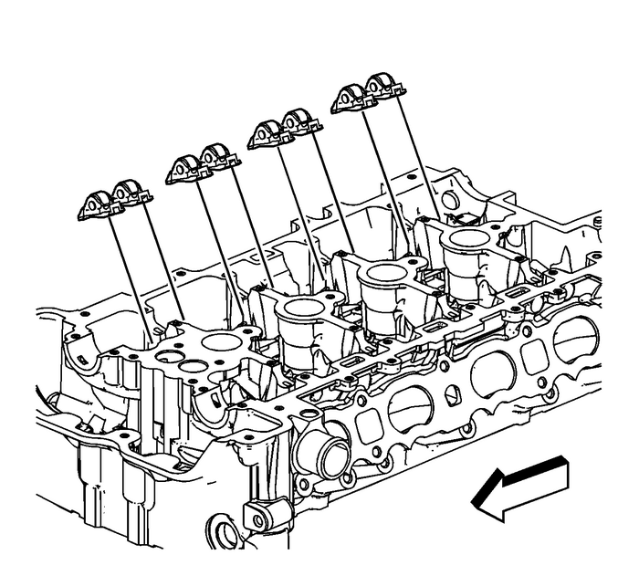 Exhaust Camshaft and Valve Lifter Replacement Valvetrain Camshaft 