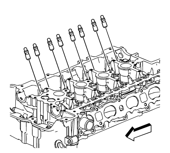 Exhaust Camshaft and Valve Lifter Replacement Valvetrain Camshaft 