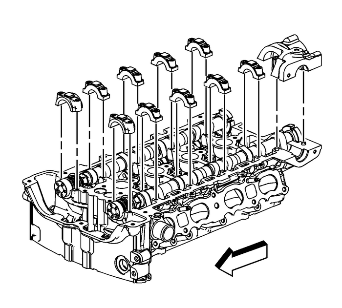 Exhaust Camshaft and Valve Lifter Replacement Valvetrain Camshaft 