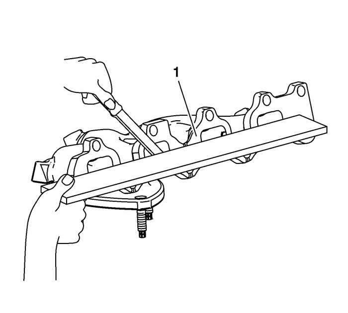 Exhaust Manifold Cleaning and Inspection (LAF, LEA, or LUK) Exhaust Exhaust Manifold 