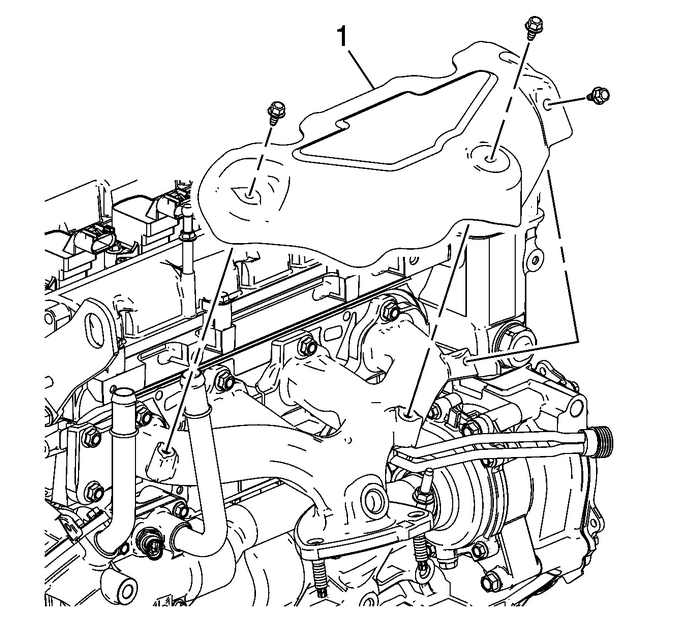 Exhaust Manifold Installation (LAF, LEA, or LUK) Exhaust Exhaust Manifold 