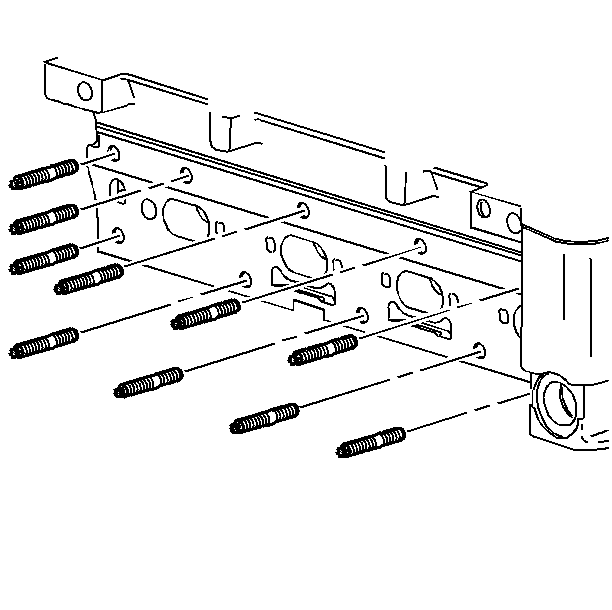 Exhaust Manifold Installation (LAF, LEA, or LUK) Exhaust Exhaust Manifold 