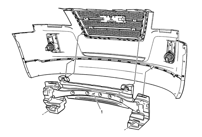 Front Bumper Energy Absorber Replacement (Terrain) Bumpers Front Bumper 