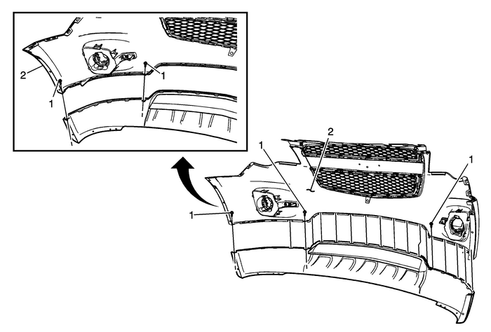 Front Bumper Upper Fascia Replacement Bumpers Front Bumper 