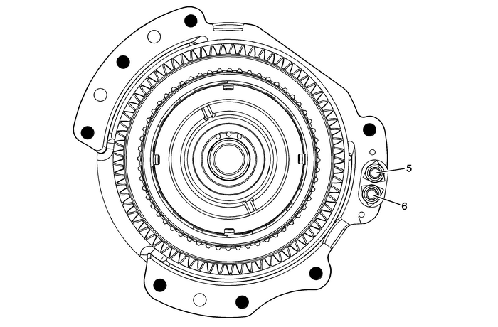 Front Differential Transfer Drive Gear Support - Case Side Automatic Transmission Unit 