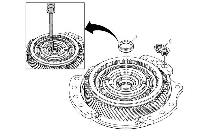 Front Differential Transfer Drive Gear Support Assembly Disassemble Automatic Transmission Unit 