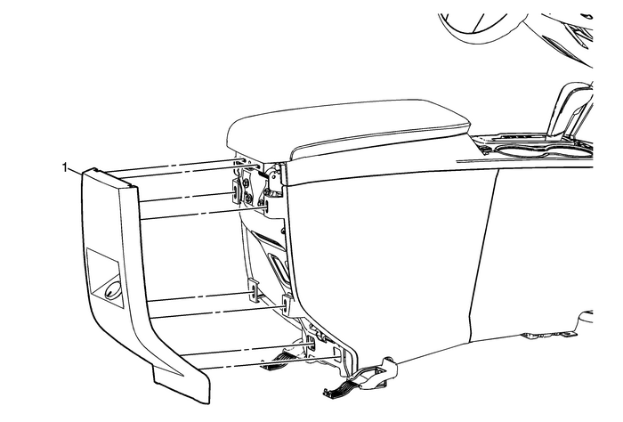 Front Floor Console Rear Cover Replacement Consoles Center Console 