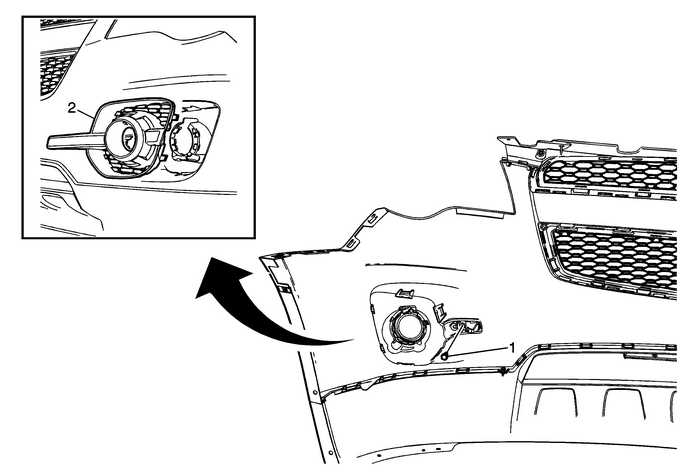 Front Fog Lamp Bezel Replacement Lighting Exterior Lighting Fog Lamp