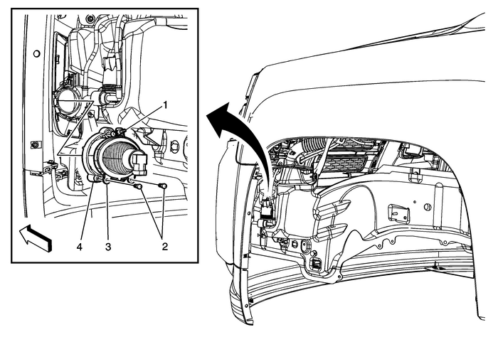 Front Fog Lamp Replacement (Terrain) Lighting Exterior Lighting Fog Lamp