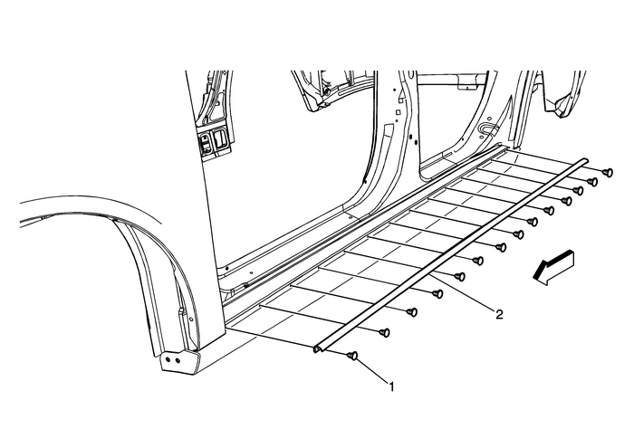 Front or Rear Side Door Lower Weatherstrip Replacement Doors  