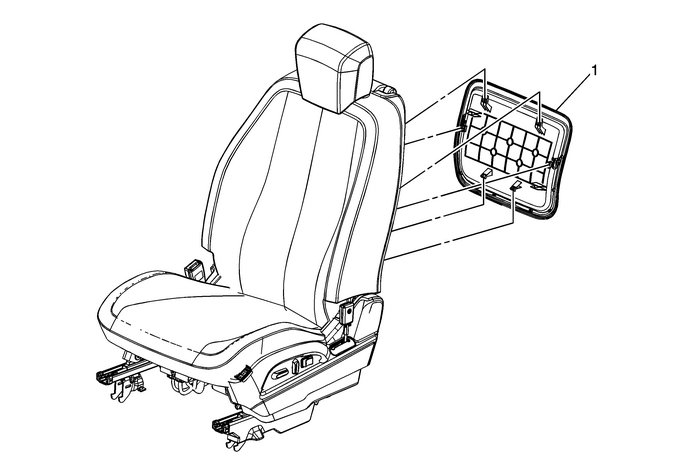 Front Seat Back Cushion Finish Panel Replacement Seats Front 