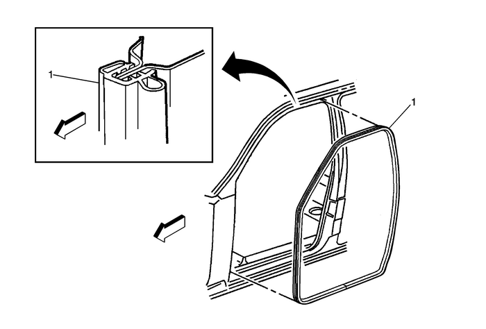 Front Side Door Auxiliary Weatherstrip Replacement Weatherstripping  