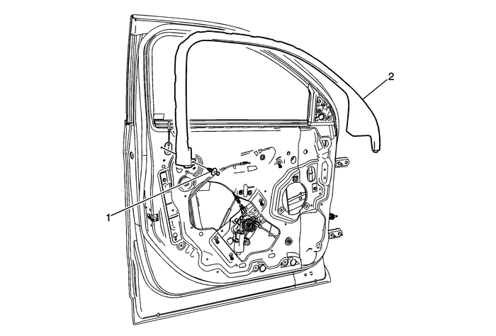 Front Side Door Garnish Molding Replacement Trim Panels/Welts  