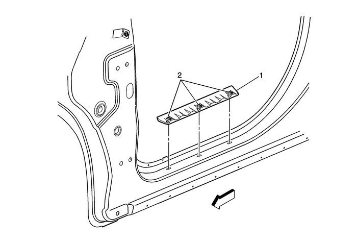 Front Side Door Sill Trim Plate Replacement Trim Panels/Welts  