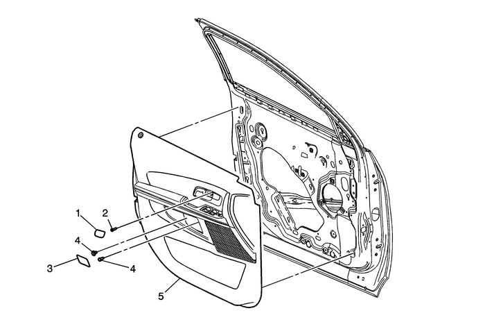 Front Side Door Trim Panel Replacement Trim Panels/Welts  