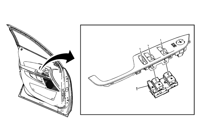 Front Side Door Window and Multifunction Switch Replacement Doors  