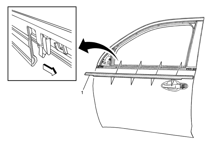 Front Side Door Window Belt Reveal Molding Replacement Doors  